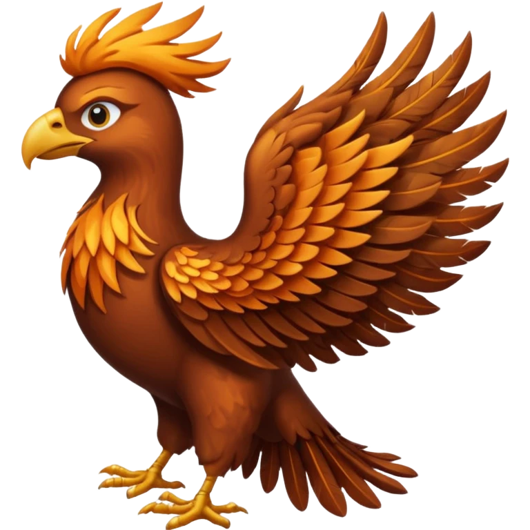 brown phoenix emoji