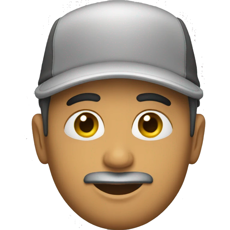 pakistani truck driver wearing a hat emoji