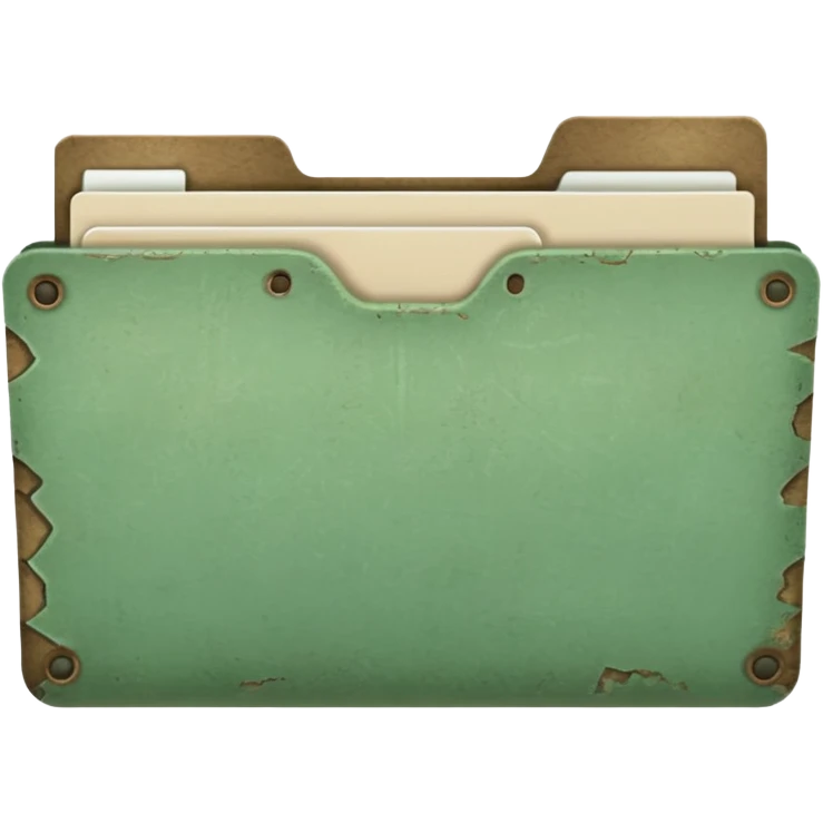 pale green archive 폴더 emoji