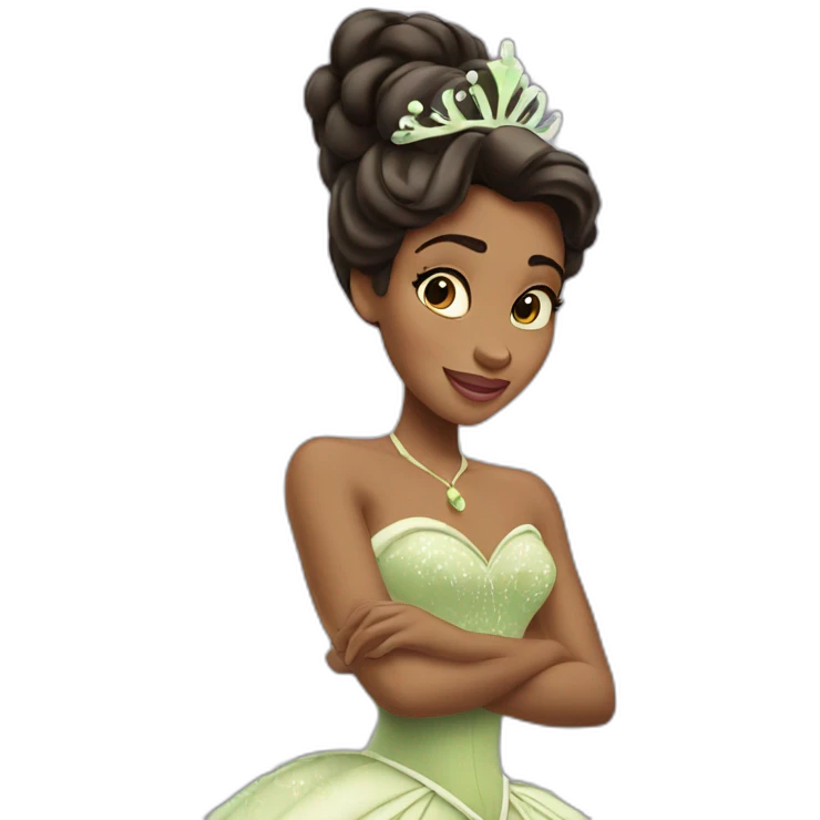 Princess Disney Tiana emoji
