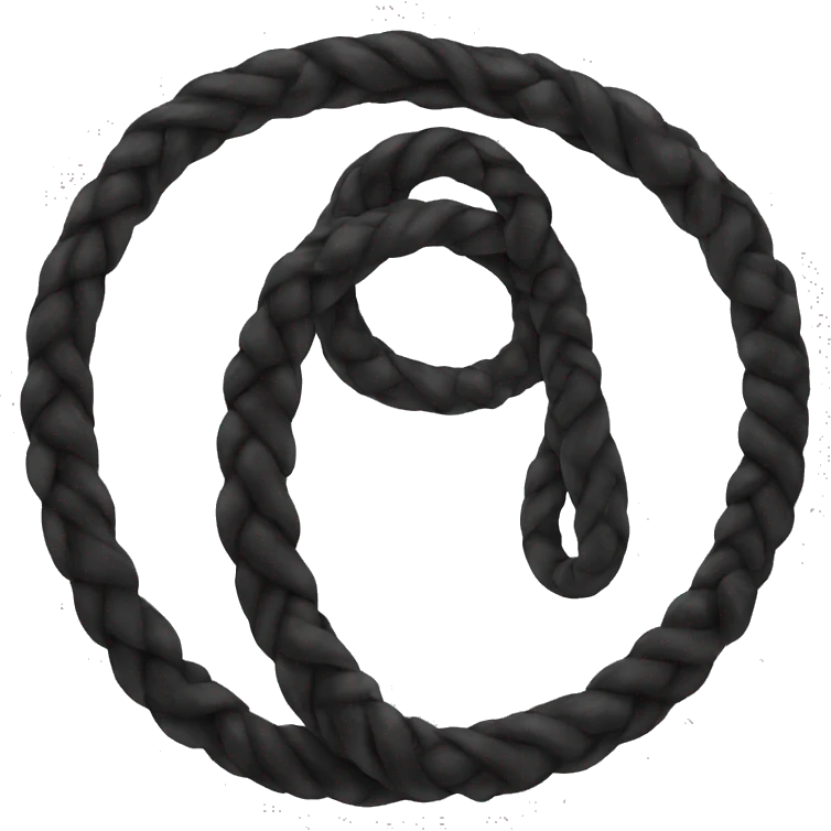 black whip emoji