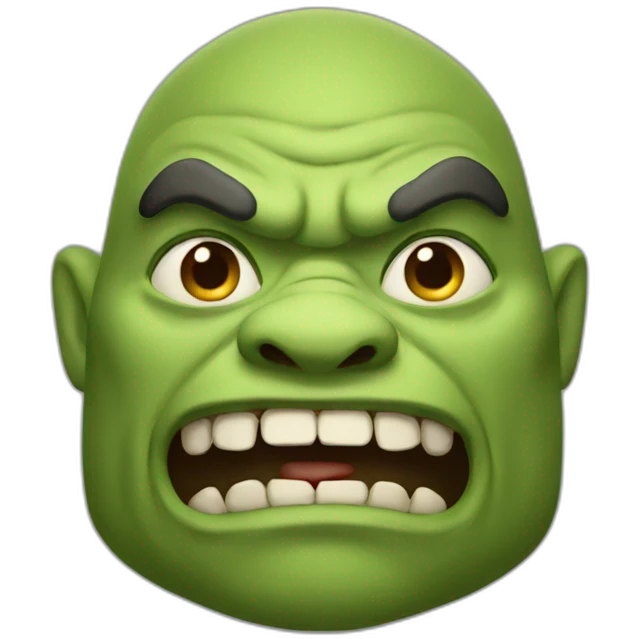 Un ogre emoji