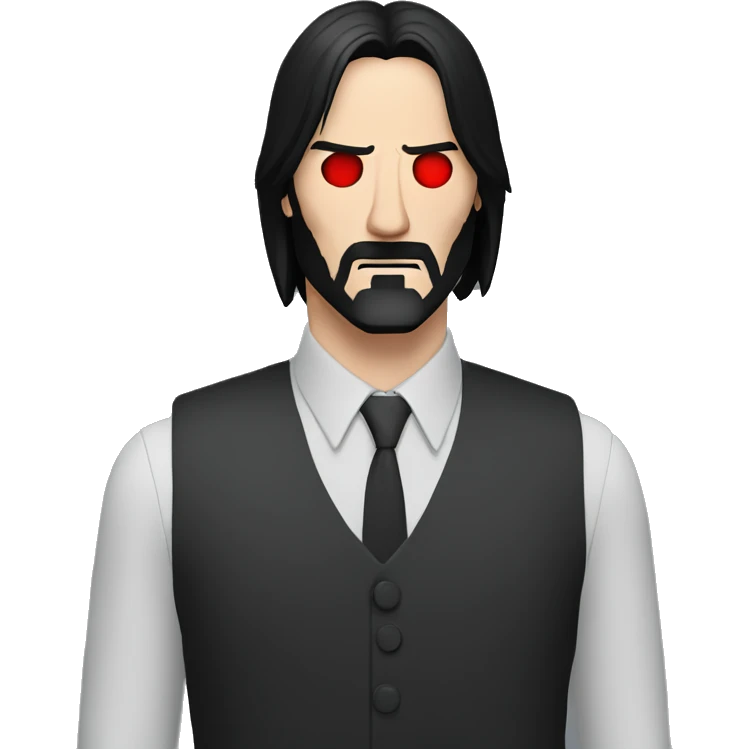 John wick reloading red eyes emoji
