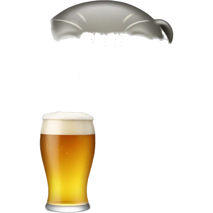 seal with a beer  emoji