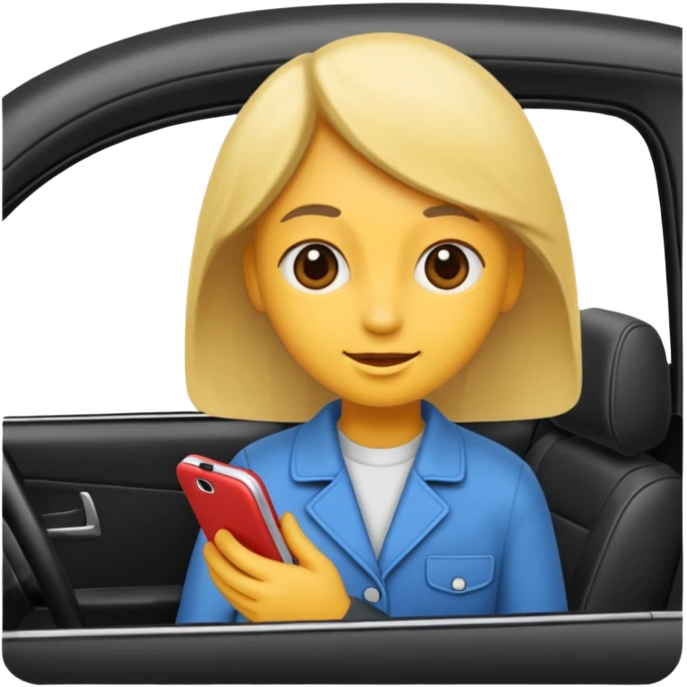 Поездка на машине emoji