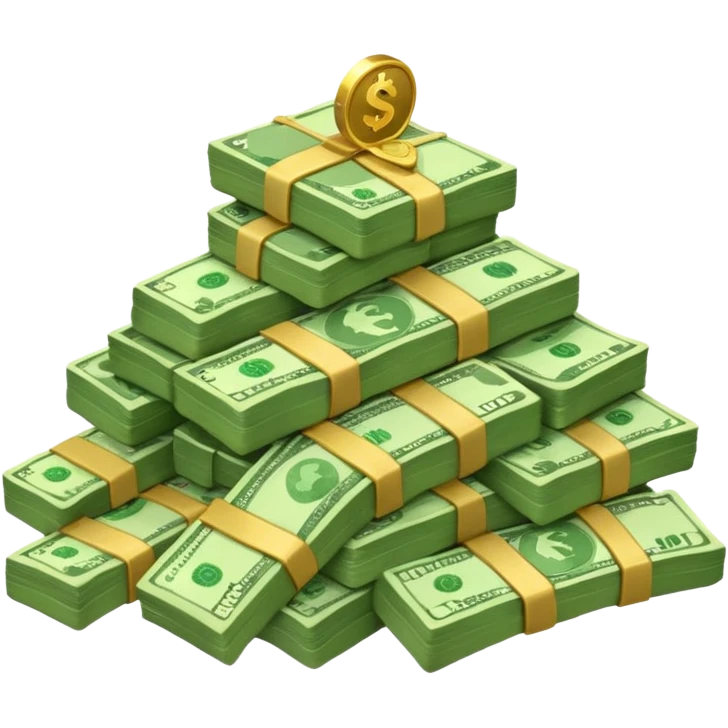 stash of money emoji