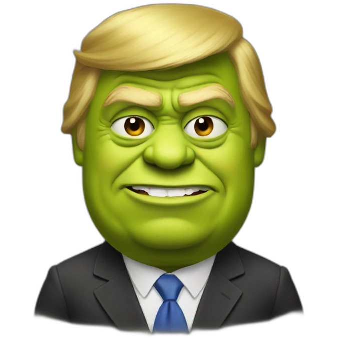 trump shrek emoji