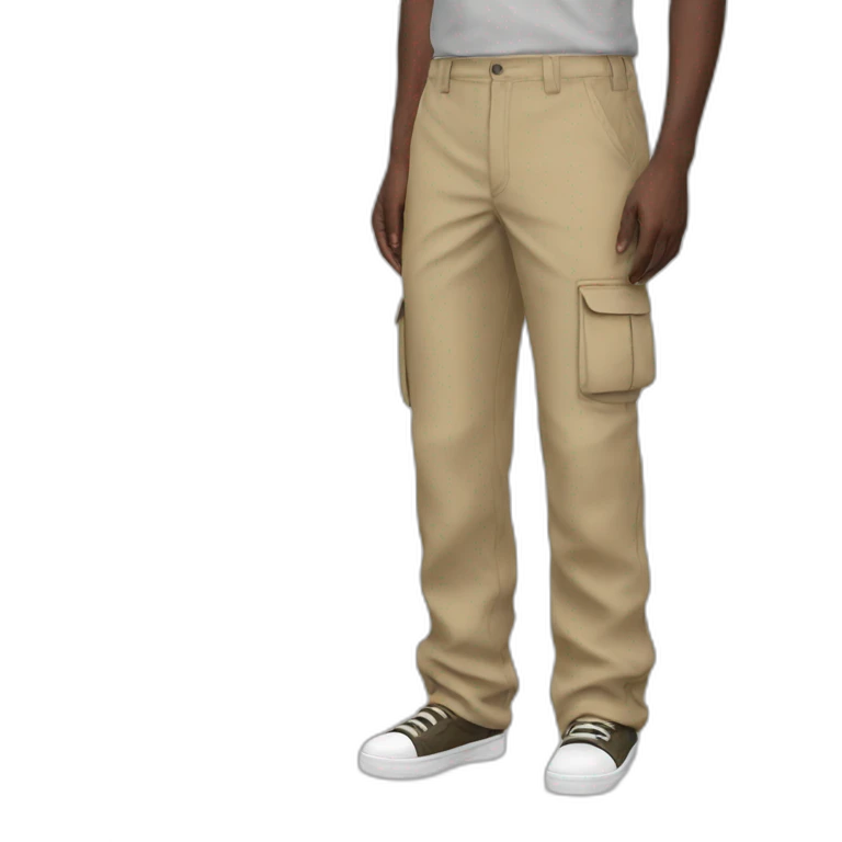 Beige cargo pant emoji
