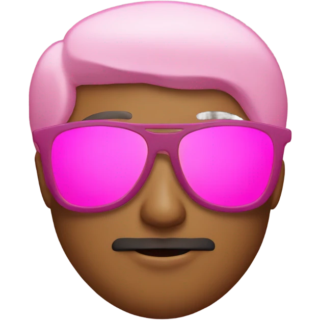 pink glasses emoji