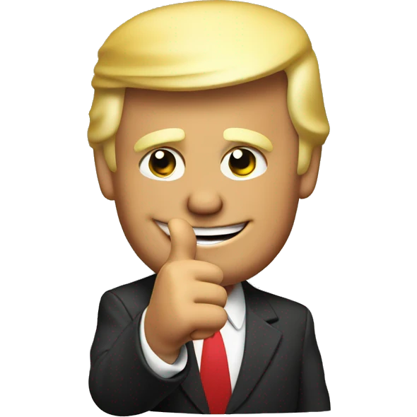 Trump giving thumbs up emoji