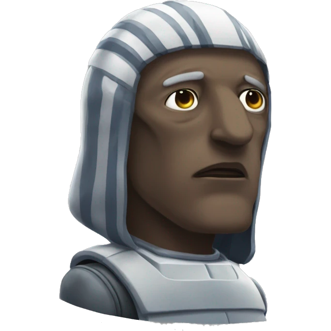 Arpegius from interstella 5555 standing there akwardly emoji