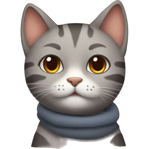 Cozy cat emoji