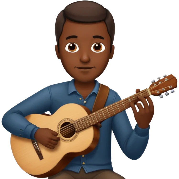 Spanish man playing guitar emoji