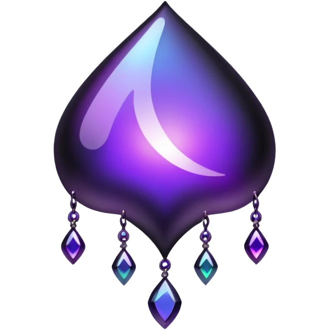  Black-purple-Iridescent-Decoration emoji