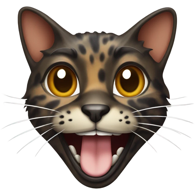Tortoise cat laughing  emoji