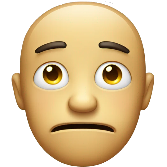 sad face with thumb emoji