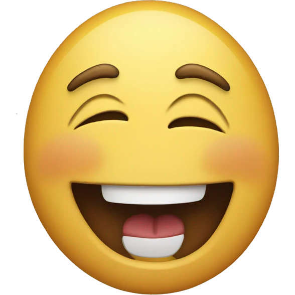 Emoji with a very very big smile emoji