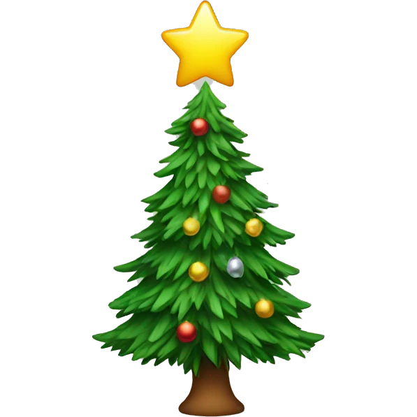 christmas tree on fir emoji