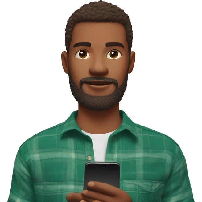 guy holding phone in meme emoji