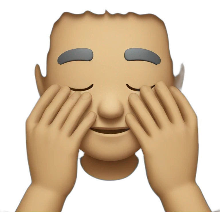 a man Bowing in greeting emoji