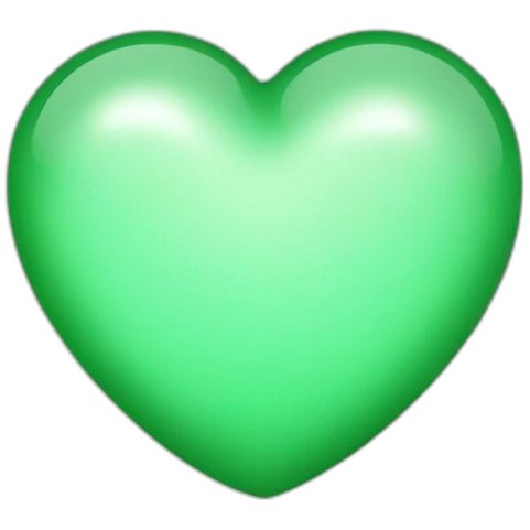 Cœur vert brisser emoji