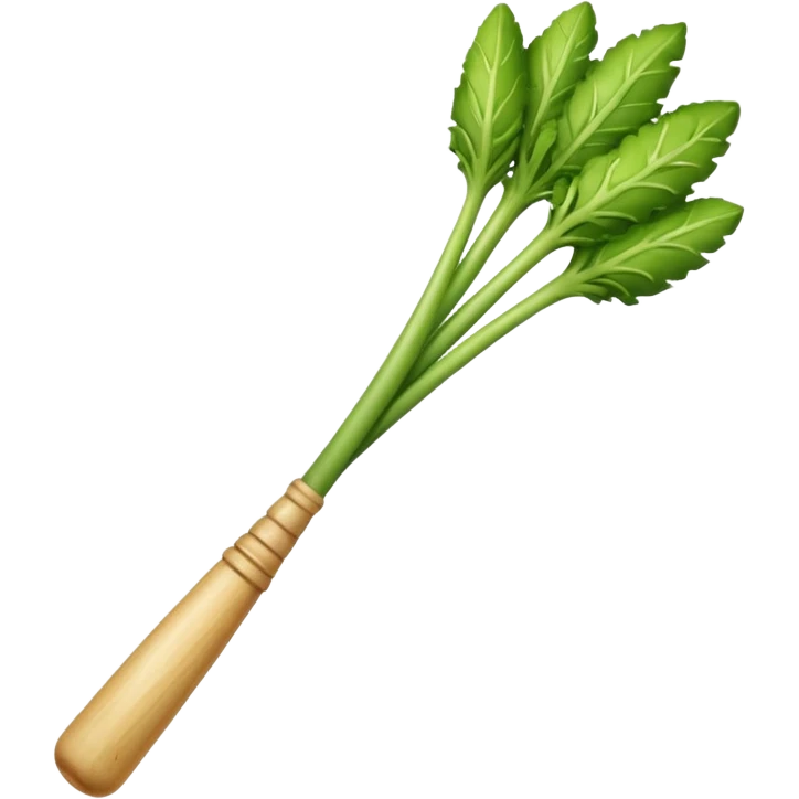 Drum stick vegetable emoji