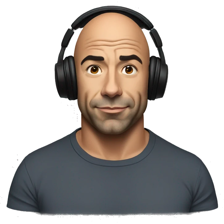 joe rogan with headphones emoji