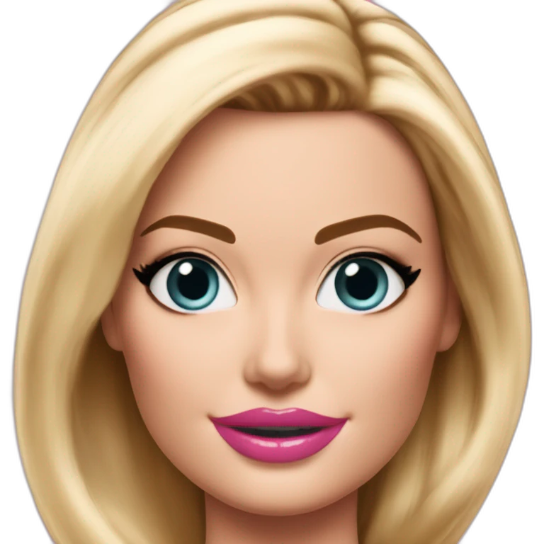 margot robbie as barbie emoji