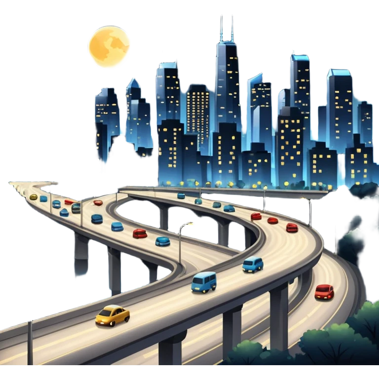 ciudad  y con carretera emoji