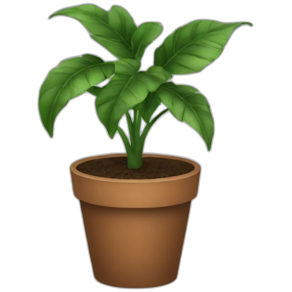 Black plants emoji