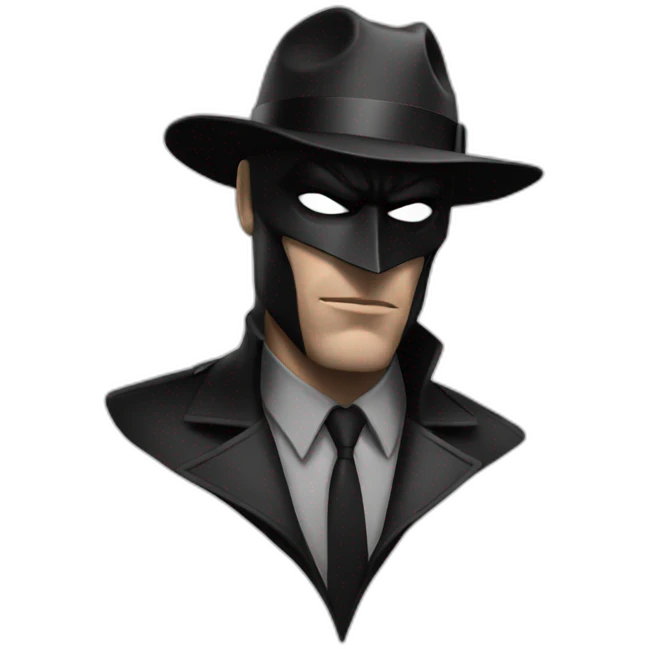 Batman noir emoji