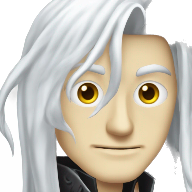 Alucard  long white haired white skined alucard emoji