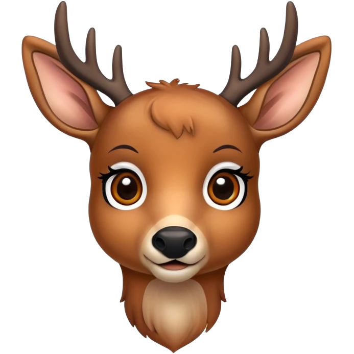 Deer like 👍🏿  emoji