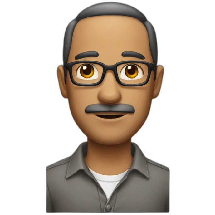 Hombre 40 años emoji