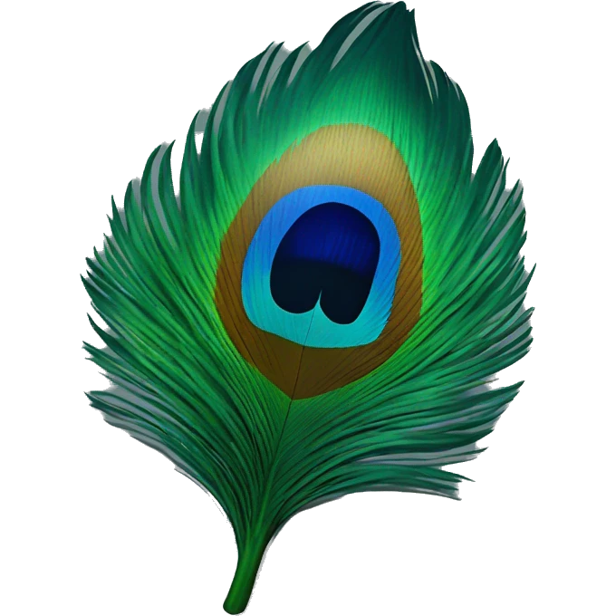 Peacock feather  emoji