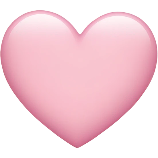 Baby pink heart emoji