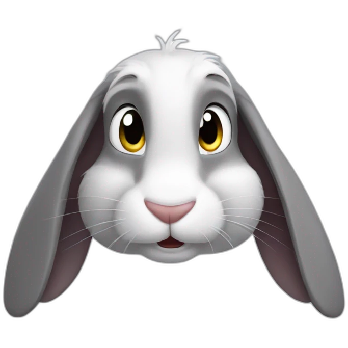 Rabbit from the cartoon secrets of pets emoji