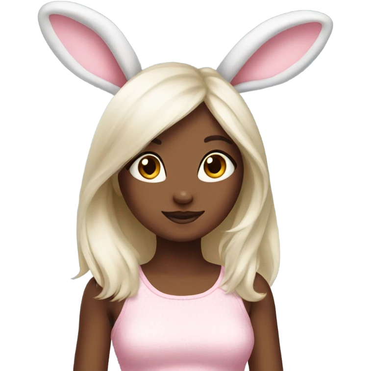 girly bunny  emoji