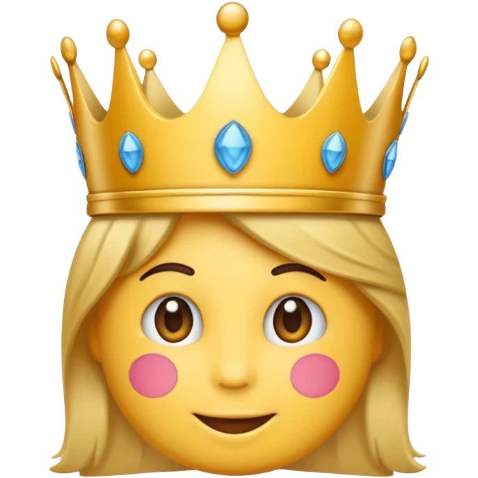 Erstelle mir ein emoji mit einer Krone emoji