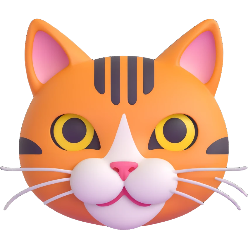 cute cat face emoji