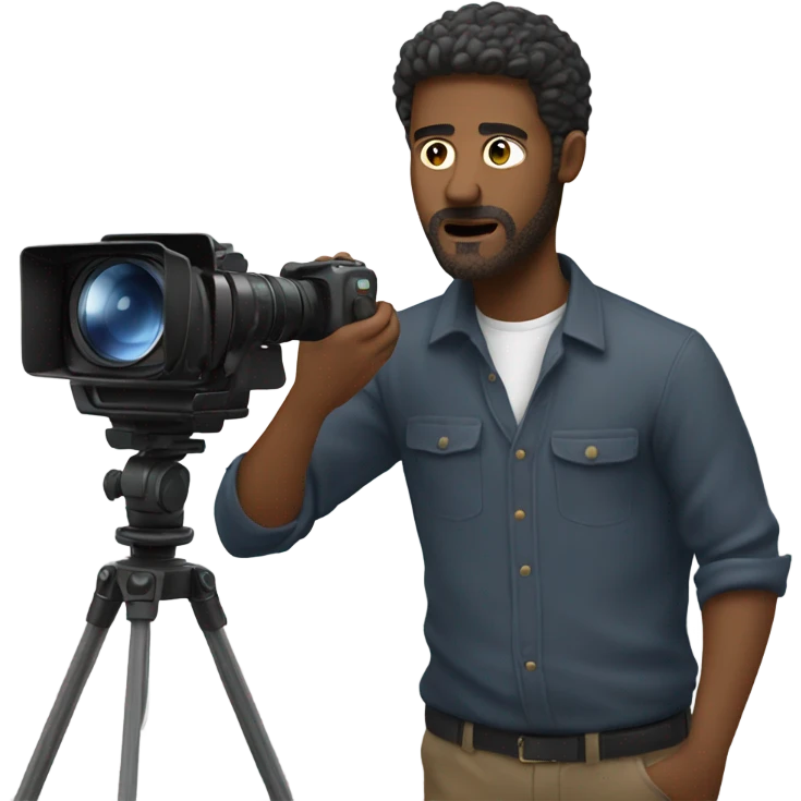 man making film emoji
