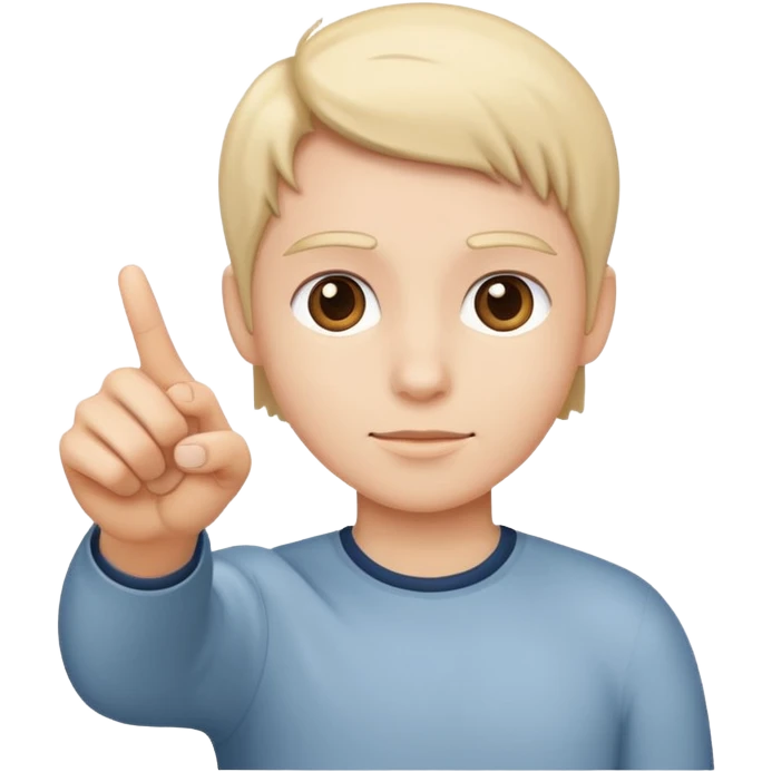 Pointing emoji