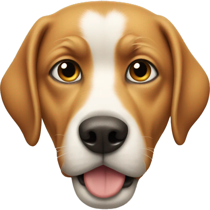 A dog confused  emoji