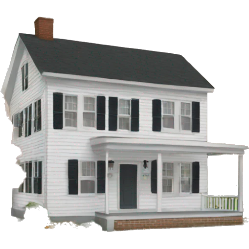 A basic new england house emoji