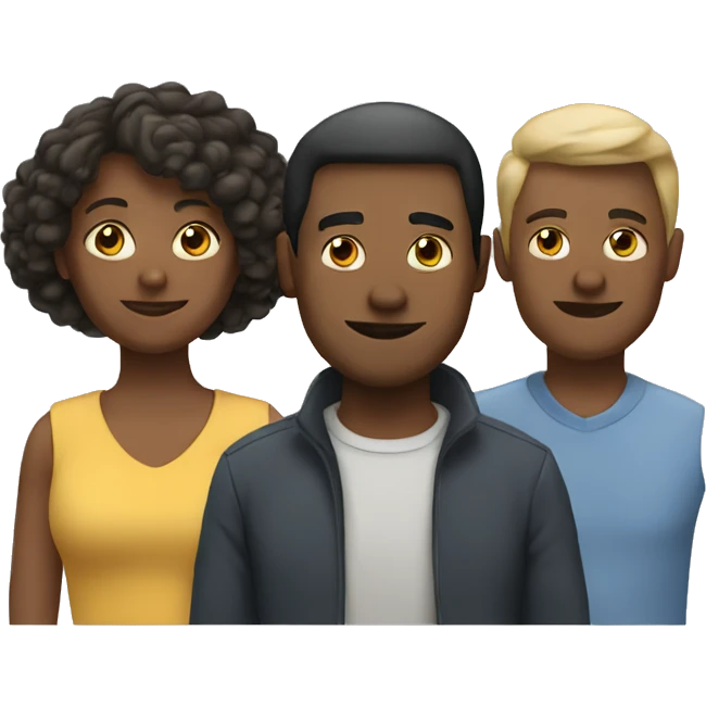 three people emoji