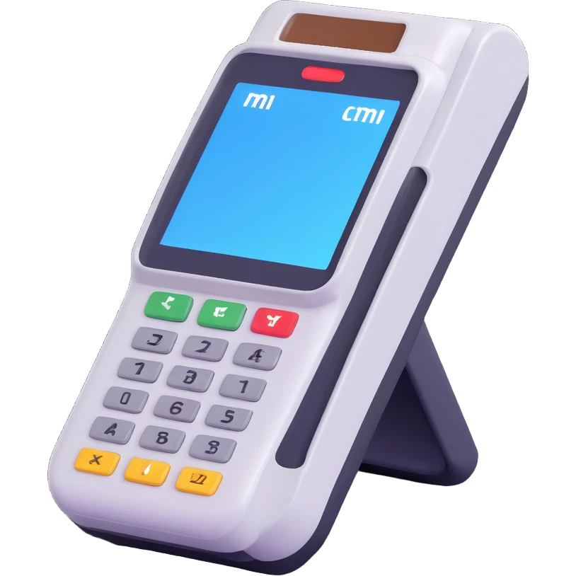 payment terminal, soft shading emoji
