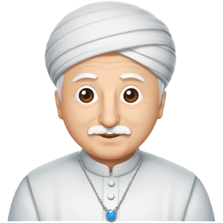 Mavi tık içi beyaz dişi mavi emoji emoji