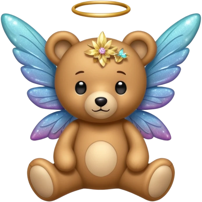 Fairy teddy emoji