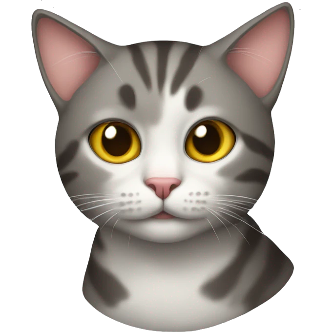 Cat with nos emoji