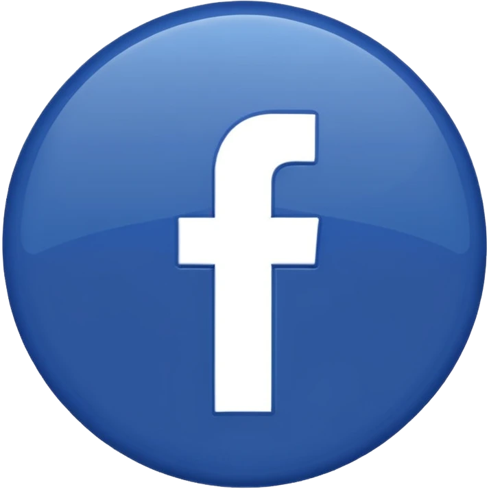 Facebook logo emoji in text emoji